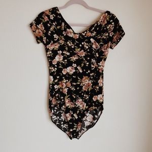 Rue 21 floral bodysuit